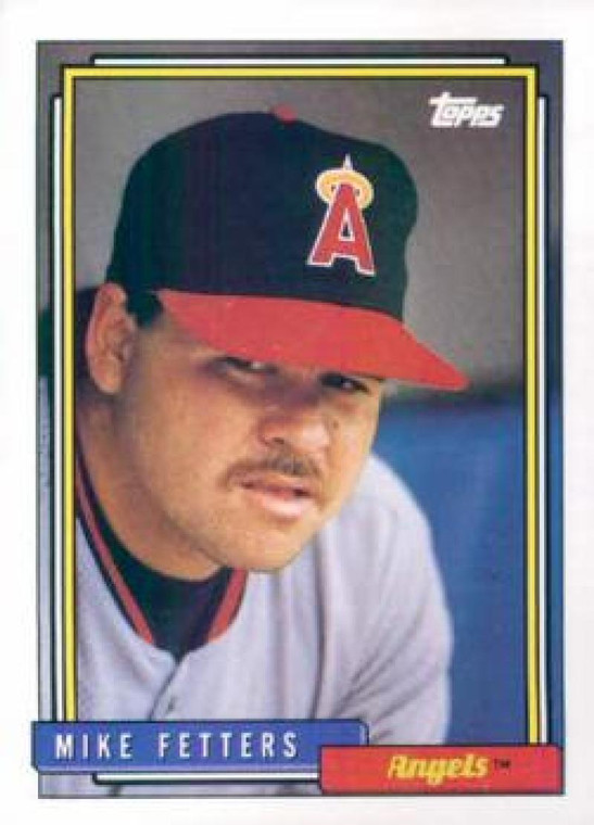 1992 Topps #602 Mike Fetters VG California Angels 
