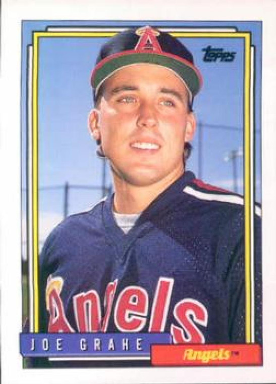 1992 Topps #496 Joe Grahe VG California Angels 