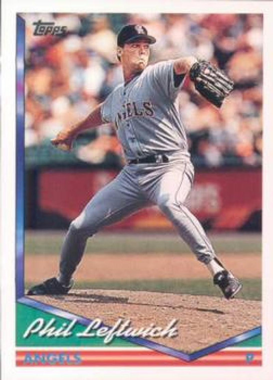 1994 Topps #471 Phil Leftwich VG RC Rookie California Angels 