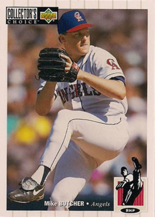 1994 Collector's Choice #436 Mike Butcher VG California Angels 