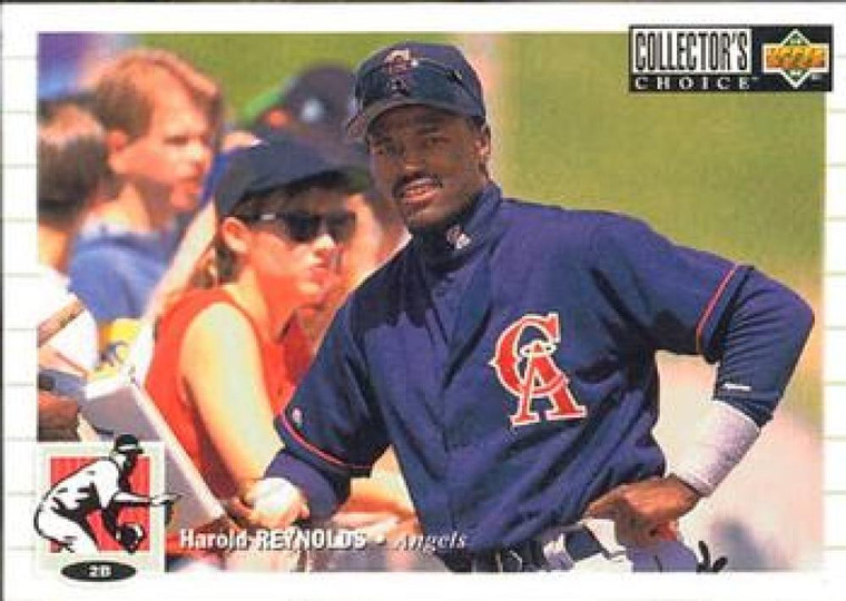 1994 Collector's Choice #384 Harold Reynolds VG California Angels 