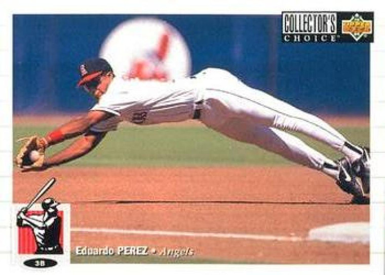 1994 Collector's Choice #228 Eduardo Perez VG California Angels 