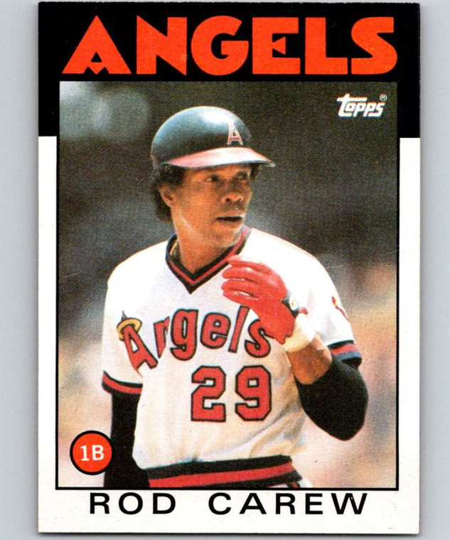 1986 Topps #400 Rod Carew VG California Angels 