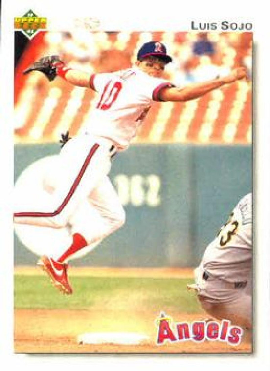 1992 Upper Deck #149 Luis Sojo VG California Angels 