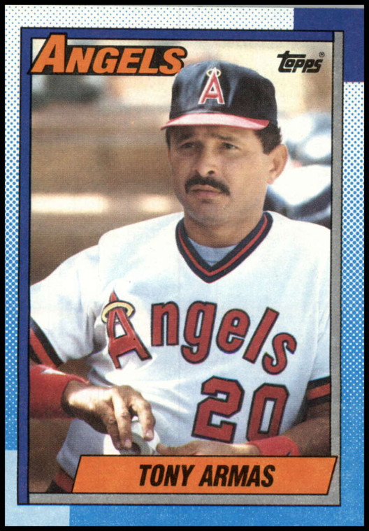 1990 Topps #603 Tony Armas VG California Angels 