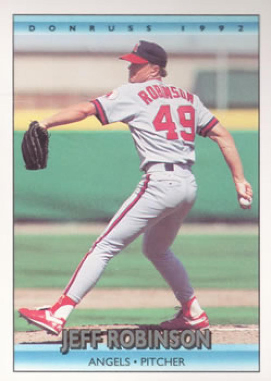 1992 Donruss #59 Jeff Robinson VG California Angels 