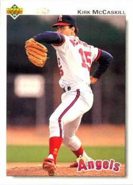 1992 Upper Deck #128 Kirk McCaskill VG California Angels 