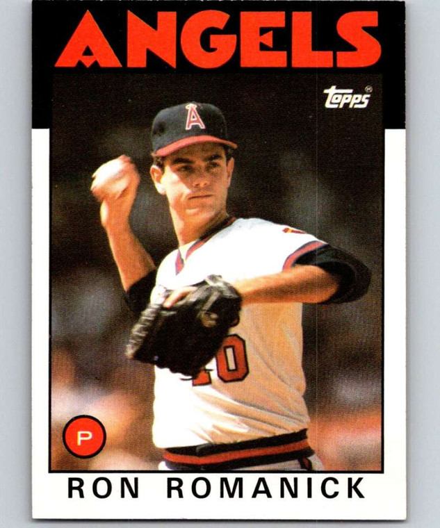 1986 Topps #733 Ron Romanick VG California Angels 