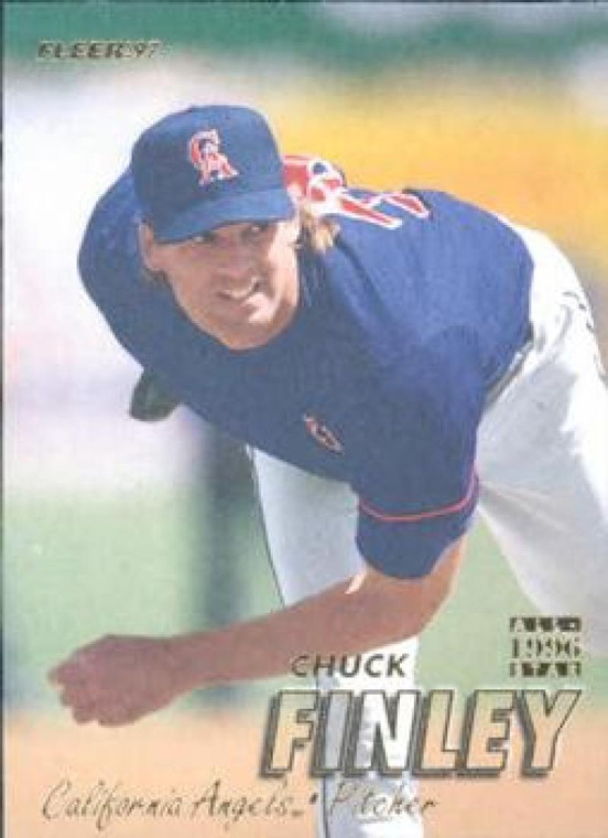 1997 Fleer #43 Chuck Finley VG Anaheim Angels 