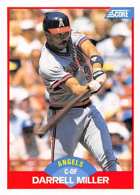 1989 Score #499 Darrell Miller VG California Angels 