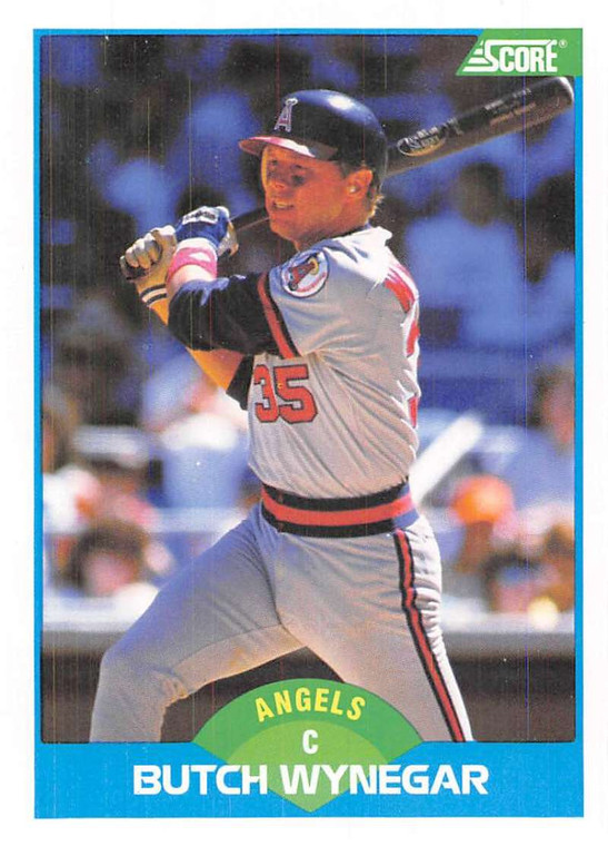 1989 Score #140 Butch Wynegar VG California Angels 