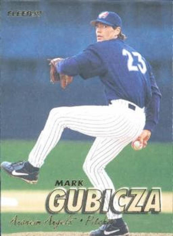 SOLD 47984 1997 Fleer #579 Mark Gubicza VG Anaheim Angels 