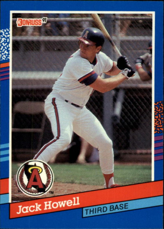 1991 Donruss #247 Jack Howell VG California Angels 