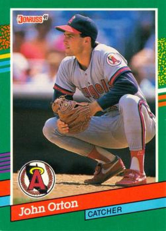 1991 Donruss #714 John Orton VG California Angels 