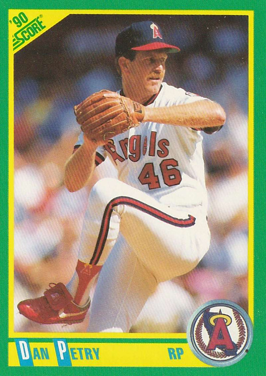 1990 Score #211 Dan Petry VG California Angels 