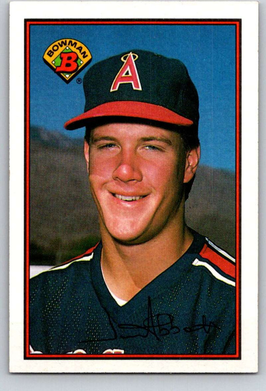 1989 Bowman #39 Jim Abbott VG RC Rookie California Angels 