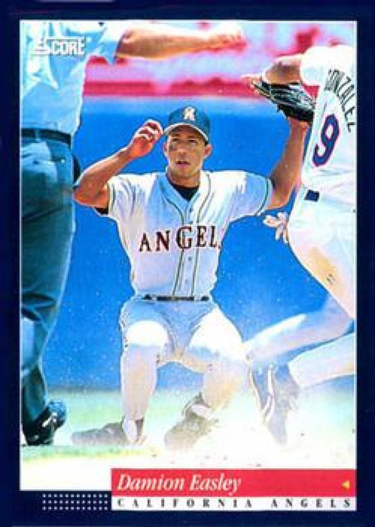 1994 Score #17 Damion Easley VG California Angels 