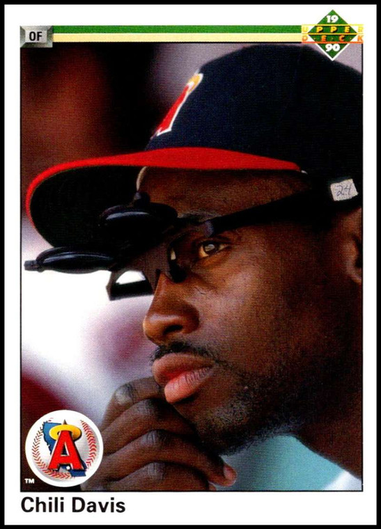 1990 Upper Deck #38 Chili Davis VG California Angels 