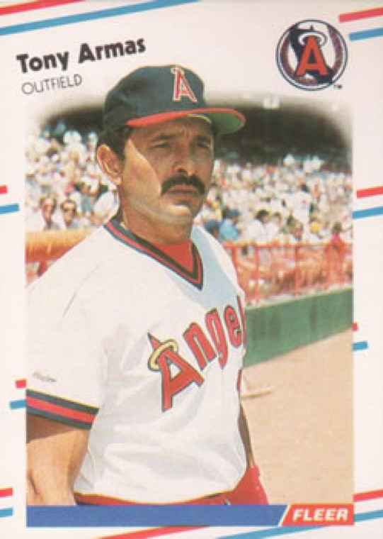 1988 Fleer #484 Tony Armas VG California Angels 