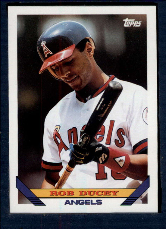 1993 Topps #293 Rob Ducey VG California Angels 