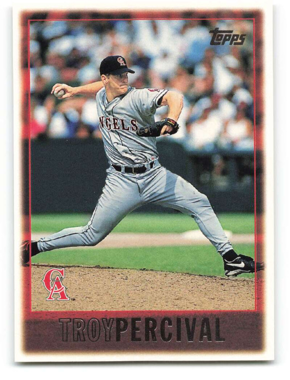 1997 Topps #156 Troy Percival VG  Anaheim Angels 