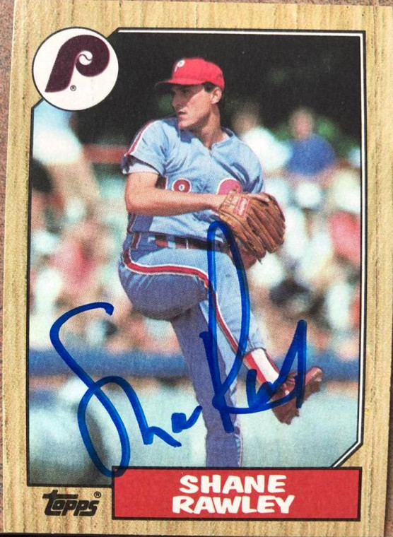 Shane Rawley Autographed 1987 Topps #771