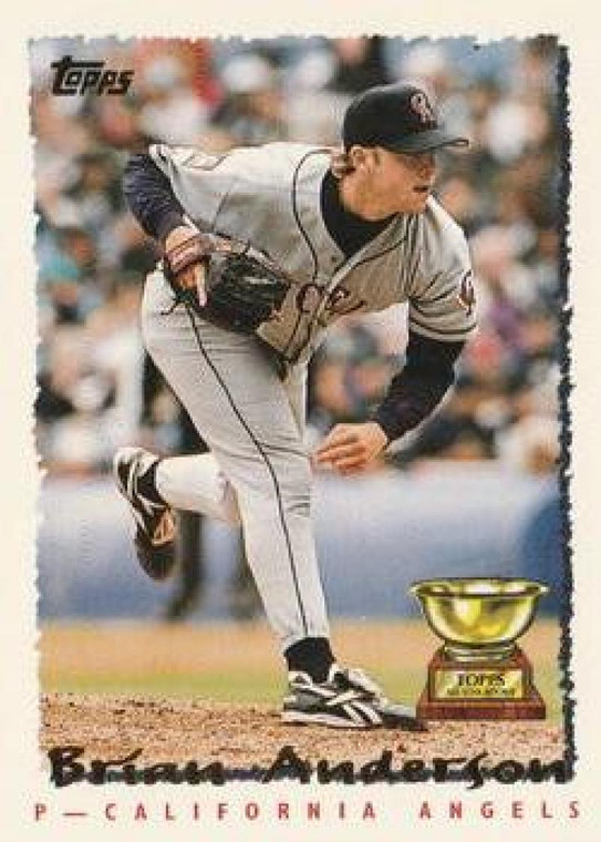 1995 Topps #542 Brian Anderson VG  California Angels 