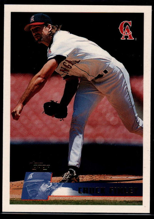 1996 Topps #192 Chuck Finley VG California Angels 