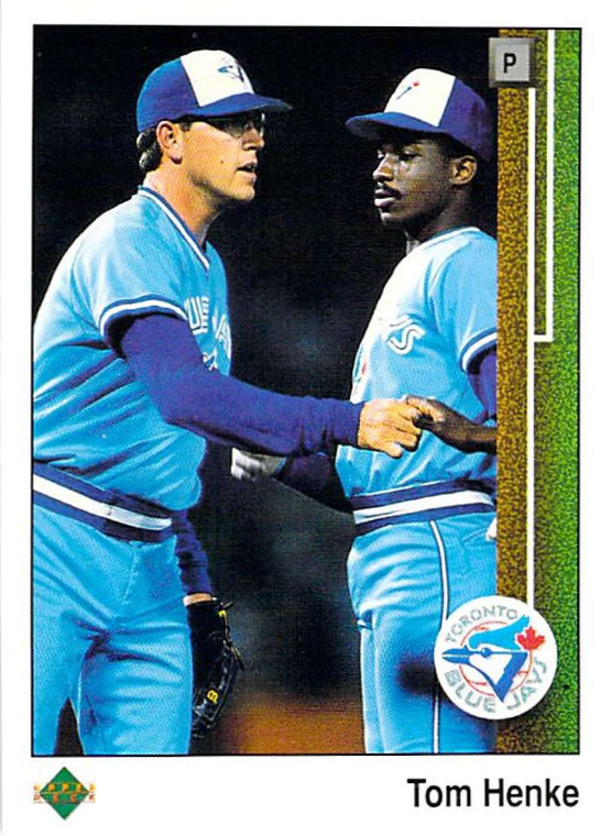 1989 Upper Deck #264 Tom Henke VG Toronto Blue Jays 