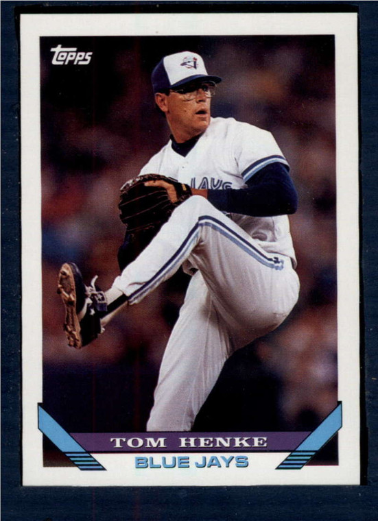 1993 Topps #376 Tom Henke VG Toronto Blue Jays 