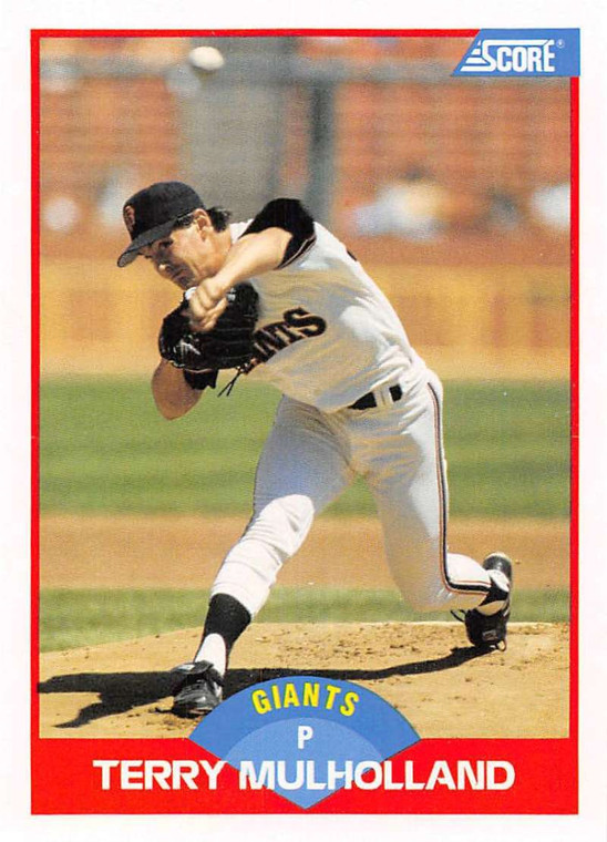 1989 Score #474 Terry Mulholland VG San Francisco Giants 