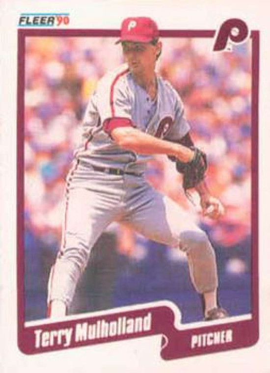 1990 Fleer #568 Terry Mulholland UER VG Philadelphia Phillies 