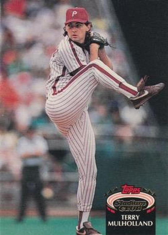 1992 Stadium Club #98 Terry Mulholland VG Philadelphia Phillies 