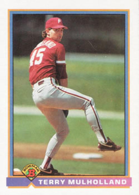 1991 Bowman #504 Terry Mulholland VG Philadelphia Phillies 