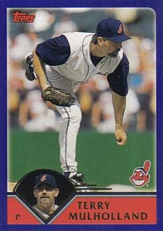 2003 Topps #543 Terry Mulholland VG Cleveland Indians 