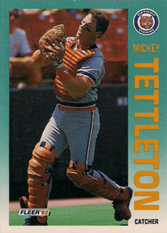 1992 Fleer #147 Mickey Tettleton VG Detroit Tigers 
