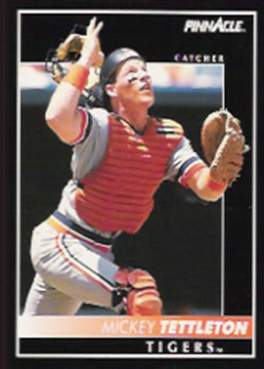 1992 Pinnacle #226 Mickey Tettleton VG Detroit Tigers 