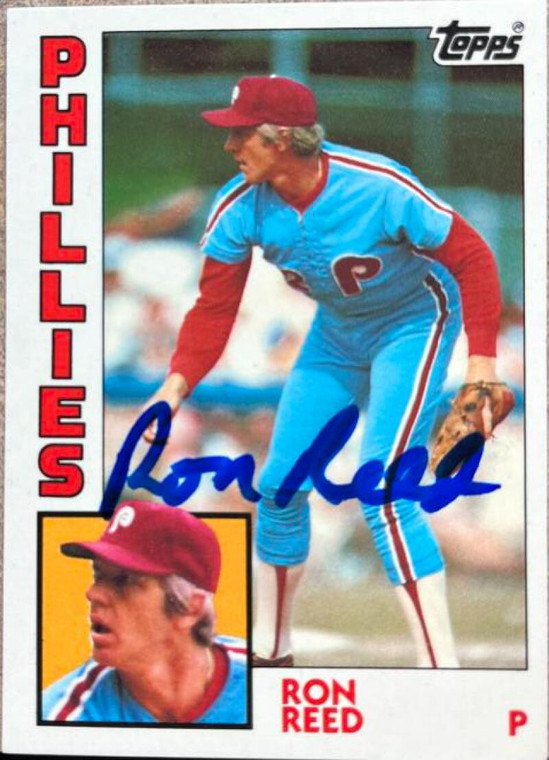 Ron Reed Autographed 1984 Topps Tiffany #43