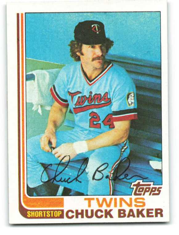 1982 Topps #253 Chuck Baker VG Minnesota Twins 