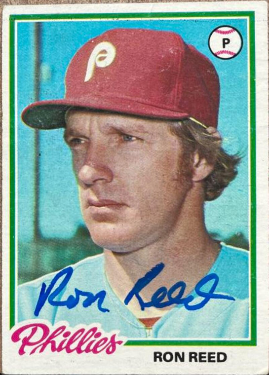 Ron Reed Autographed 1978 Topps #472