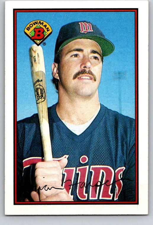 1989 Bowman #155 Brian Harper VG Minnesota Twins 