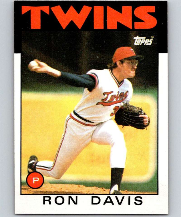 1986 Topps #265 Ron Davis VG Minnesota Twins 