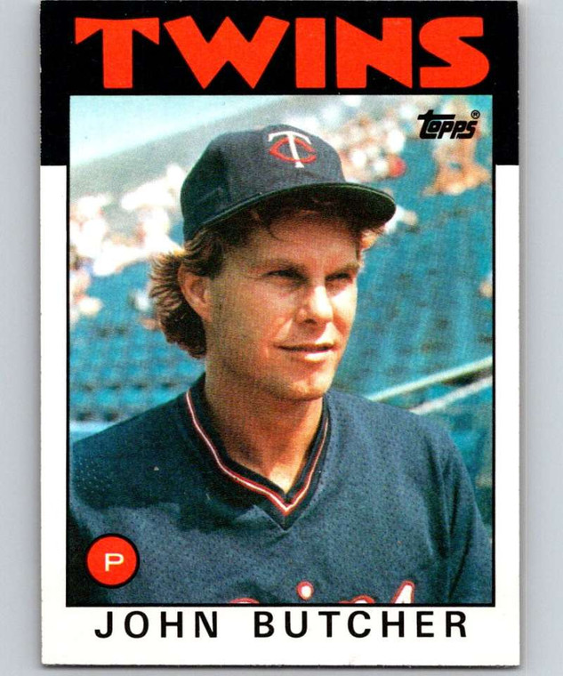 1986 Topps #638 John Butcher VG Minnesota Twins 