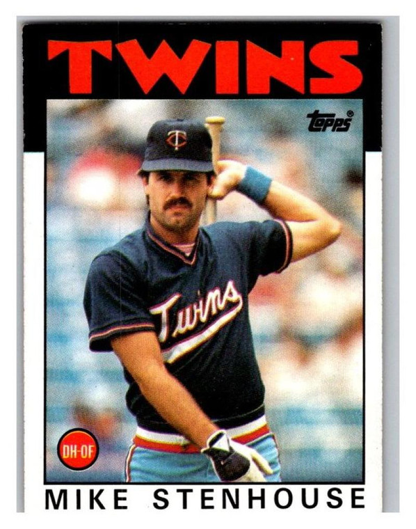 1986 Topps #17 Mike Stenhouse VG Minnesota Twins 