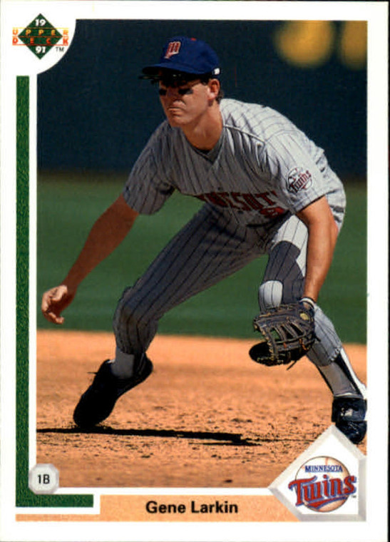 1991 Upper Deck #501 Gene Larkin VG Minnesota Twins 