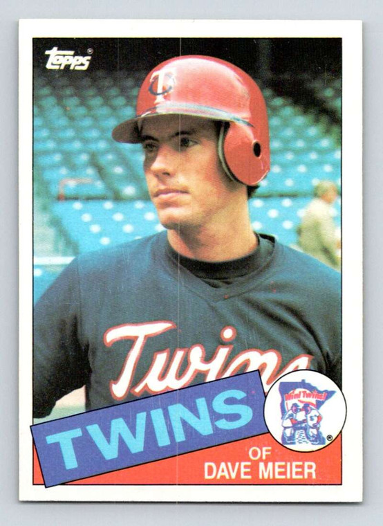 1985 Topps #356 Dave Meier VG RC Rookie Minnesota Twins 