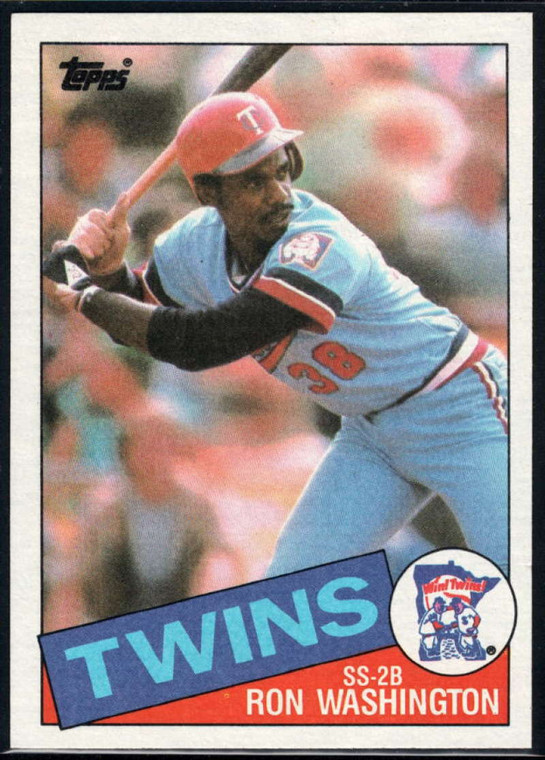 1985 Topps #329 Ron Washington VG Minnesota Twins 