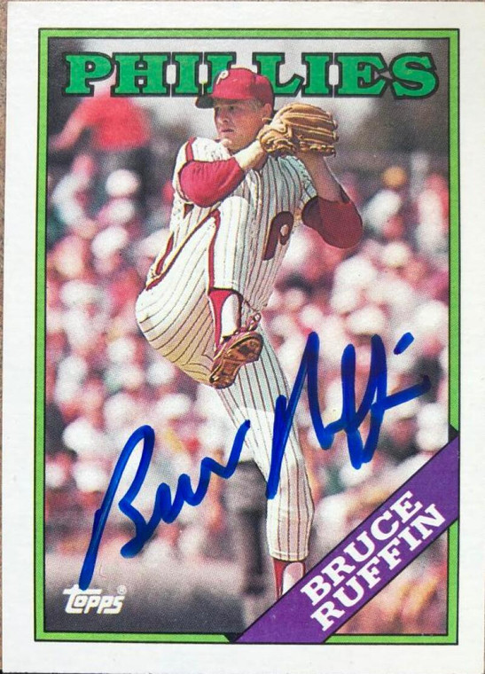 Bruce Ruffin Autographed 1988 Topps #268