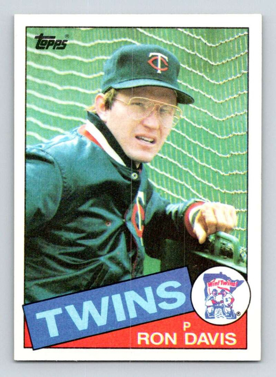 1985 Topps #430 Ron Davis VG Minnesota Twins 