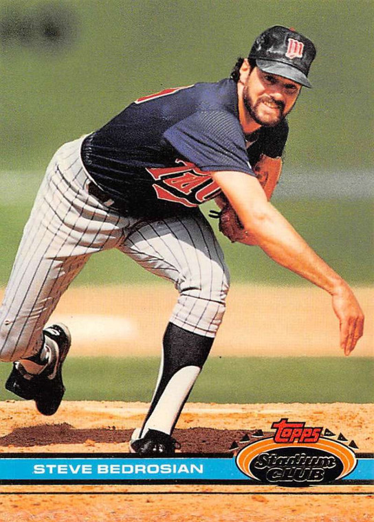 1991 Stadium Club #531 Steve Bedrosian VG Minnesota Twins 